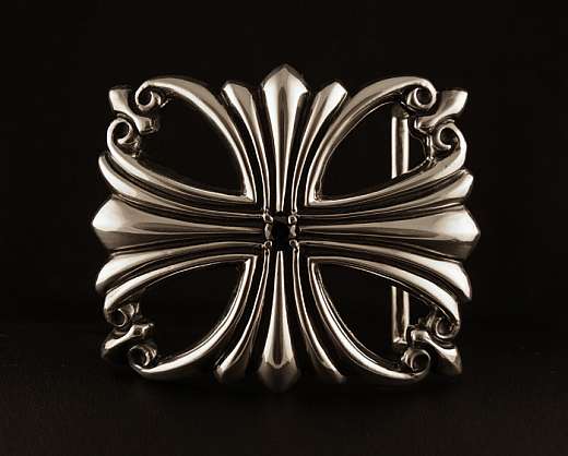 G�rtelschnalle Silber Templer Kreuz