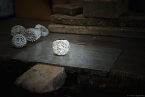 Silberring aus der Gießerei
