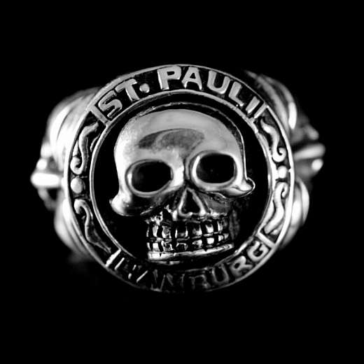 Totenkopfschmuck Ring vom Customringz