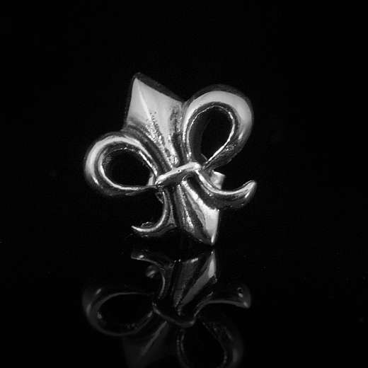 Ohrstecker Lilie, Fleur de Lys aus Silber