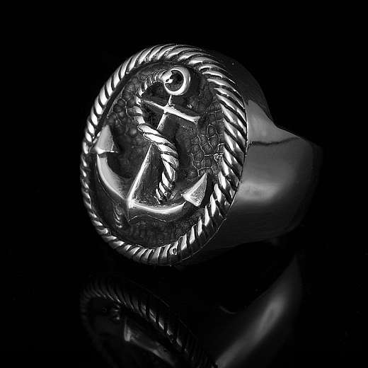 Anker Schmuck Ring Seemannsgarn small