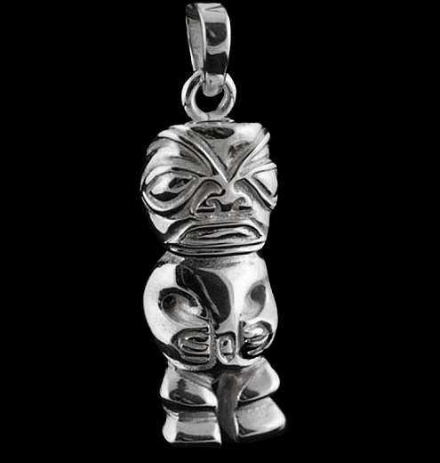 Tiki Schmuck Silber Anhnger aus 935er Silber, 40 Gramm