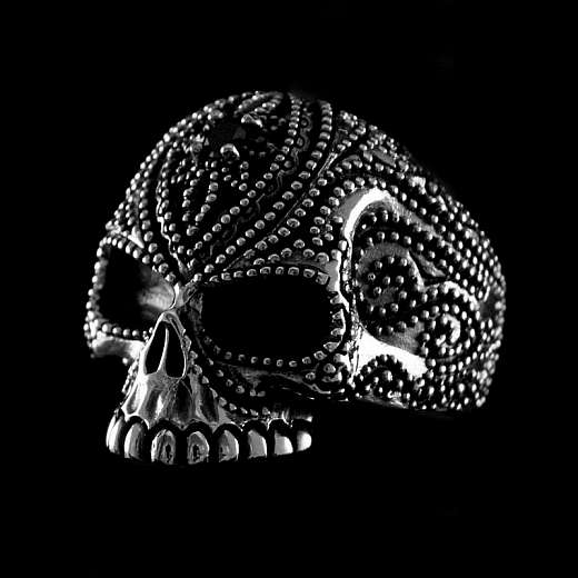 Totenkopf Schmuck Ring aus Ag 925ger Sterlingsilber