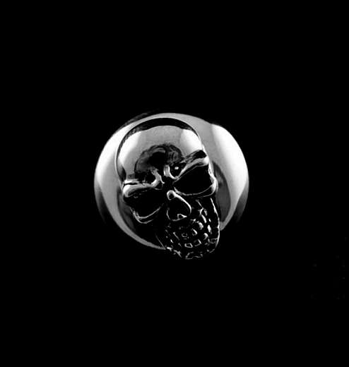 Pin Totenkopfniete aus Sterling Silber