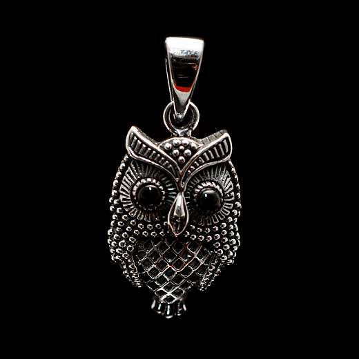 Anhnger Eule aus Silber