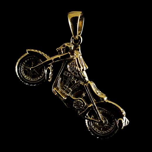 Motorrad Anhnger aus Gold von Customringz