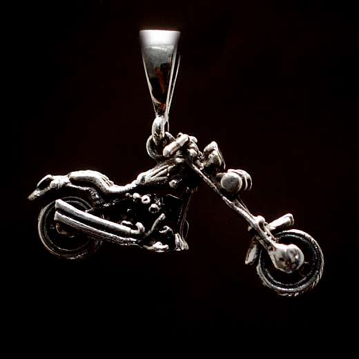 Bikerschmuck Anhnger Motorrad