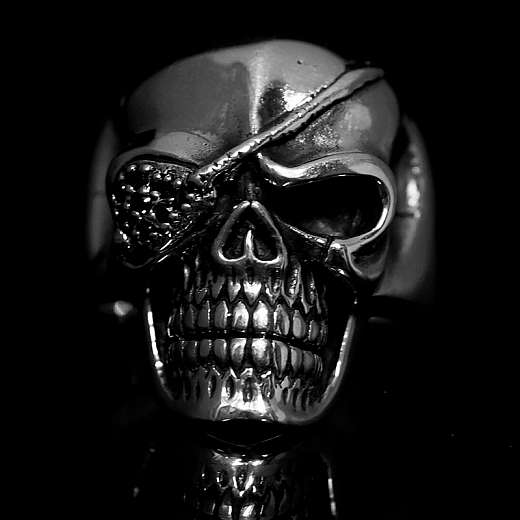 Piraten Skullringe aus Silber