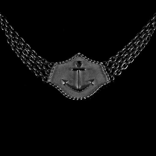 Collier mit Anker aus Silber