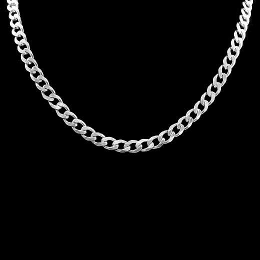 Panzerkette 8mm aus Sterling Silber