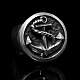 Massiver Ring mit Anker aus 935er Silber - Bootsmann small