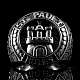St. Pauli Ring mit Stadt Wappen aus Silber