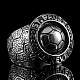 Fuball Ring St. Pauli aus 935er Silber