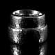 Eheringe aus Silber mit Hammerschlag