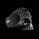 Totenkopf Schmuck Ring aus Ag 925ger Sterlingsilber