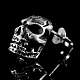 Totenkopfohrstecker aus Ag 925 Sterlingsilber