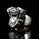 Biker Schmuck Ring mit Motor