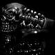 frecher Totenkopf, Skullringe Biker Schmuck
