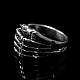 Skelett Ring Bikerschmuck Knochen Hand