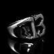 Bikerschmuck Silberring Lucky Thirteen