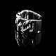 Ring Panzerkette aus Silber, Bikerschmuck