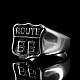 Route 66 Ring aus Sterling Silber
