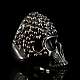 Totenkopf Ring aus Silber von Customringz