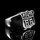 Route 66 Ring aus Sterling Silber