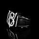 Bikerschmuck, V8 Motor Ring aus Silber