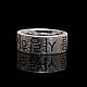 Ring aus Silber mit Korenischen Buchstaben