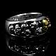 Bikerschmuck, Skull Ring aus Silber