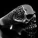 Skullringe Bikerschmuck mit Zirkonia