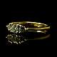 Three stone diamond Ring aus Gold