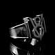 Bikerschmuck, V8 Motor Ring aus Silber