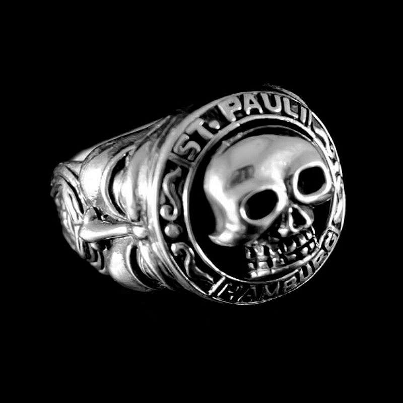 Totenkopfschmuck Ring vom Customringz