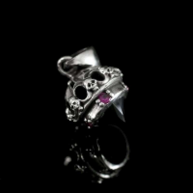 Skull Kreisel Anhnger mit Totenkpfen aus Silber