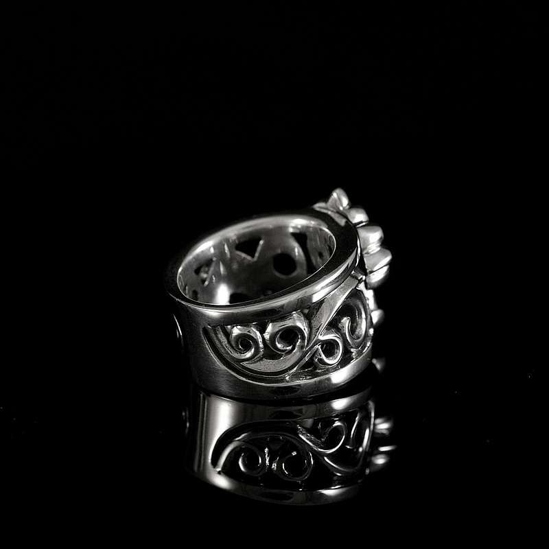 Ring mit Kreuz und Zirkonia Aus Sterlingsilber