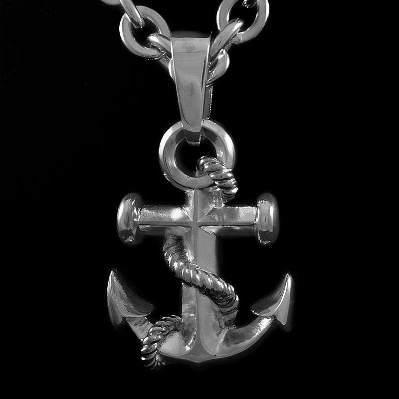 Anker Anhnger aus 935er Silber handgearbeitet