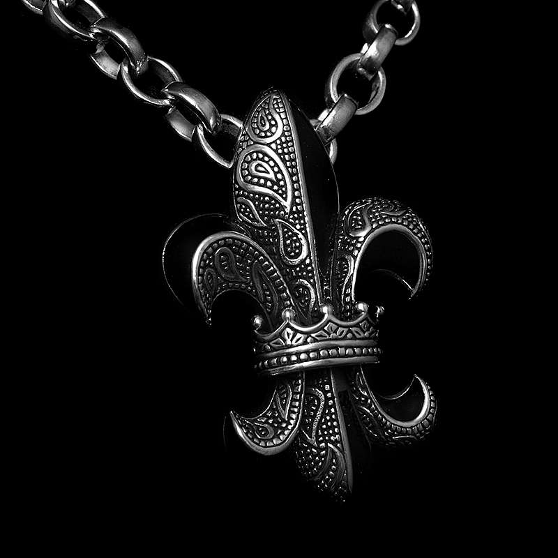 Fleur de Lys Anhnger aus AG 925er Silber