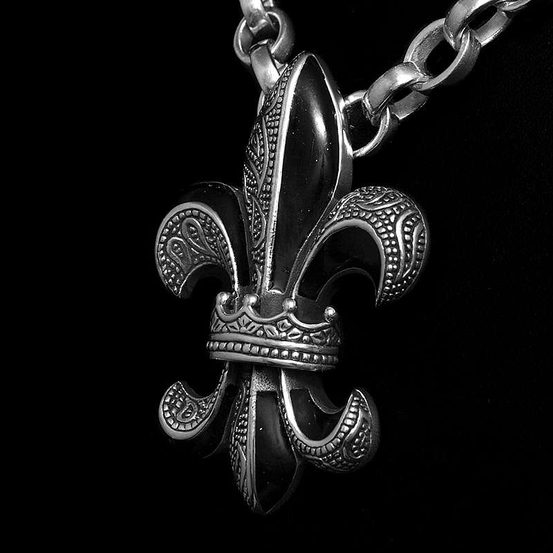 Fleur de Lys Anhnger aus AG 925er Silber