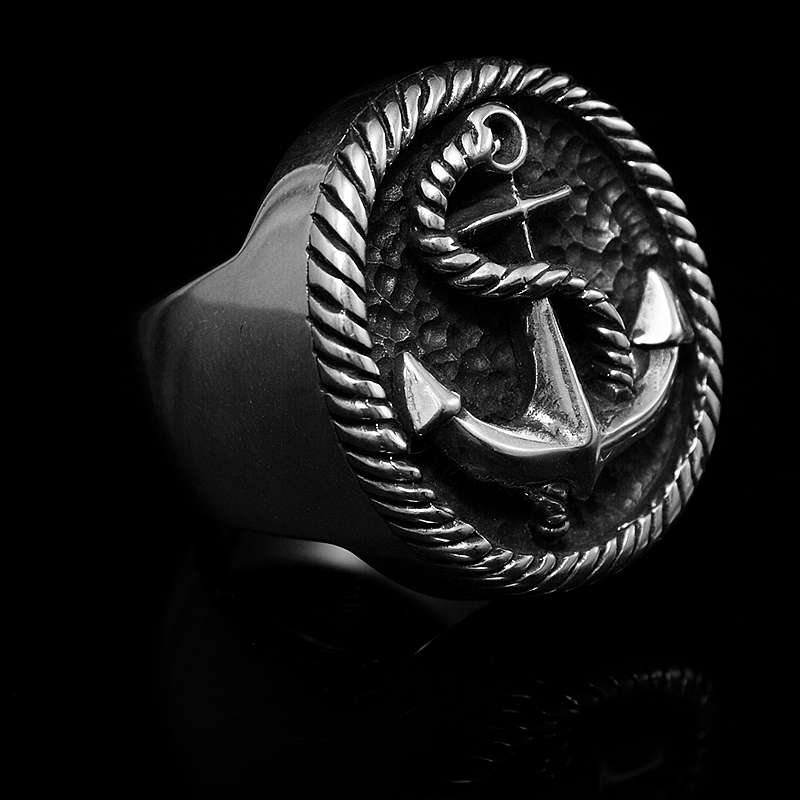 Anker Schmuck Ring Seemannsgarn small