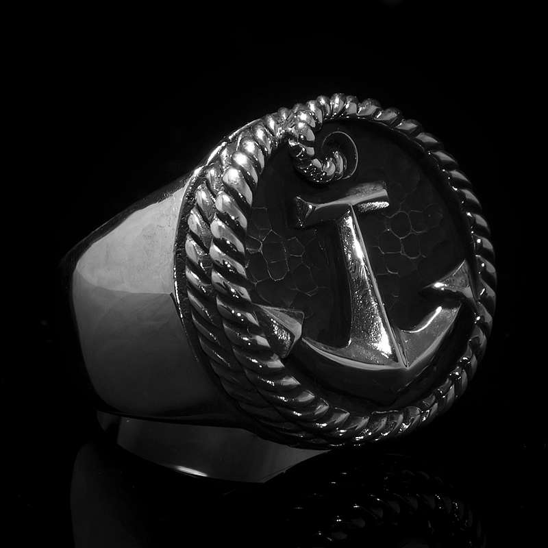 Anker Ring Steuermann big handgearbeitet