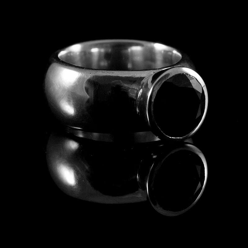 Silberring mit Spinell oder Zirkonia