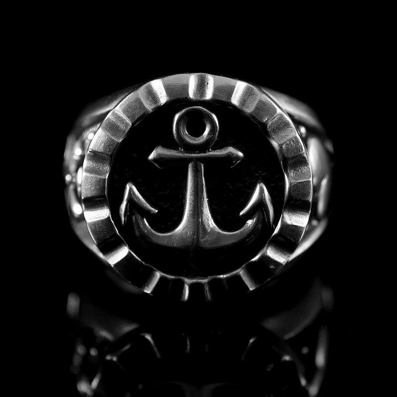 Anker Schmuck Ring Glaube Liebe Hoffnung - Poller klein