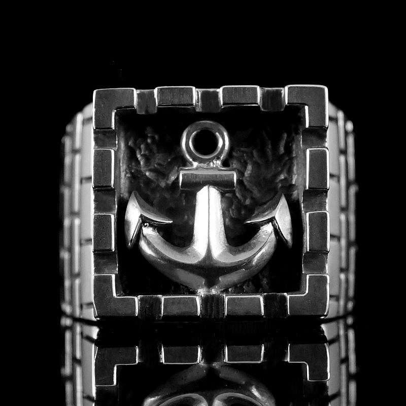 Anker Ring mit Backstein Optik (Smutje small) mit oder ohne Tau