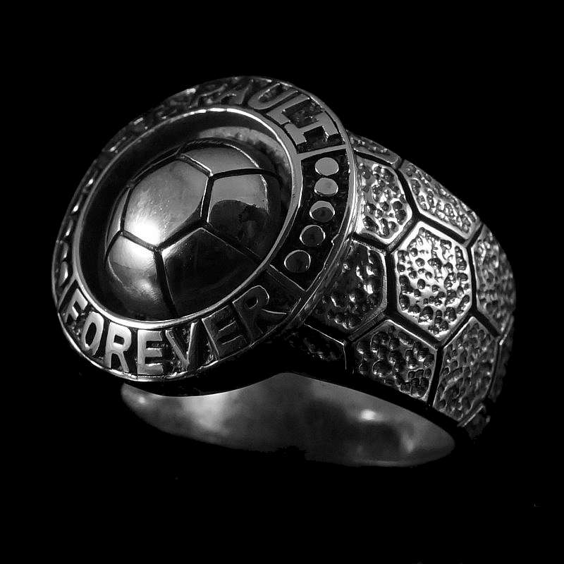 Fuball Ring St. Pauli aus 935er Silber