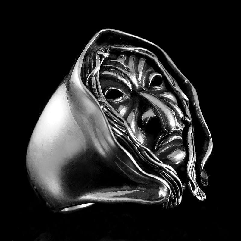 Massiver Hexenring aus 935er Silber