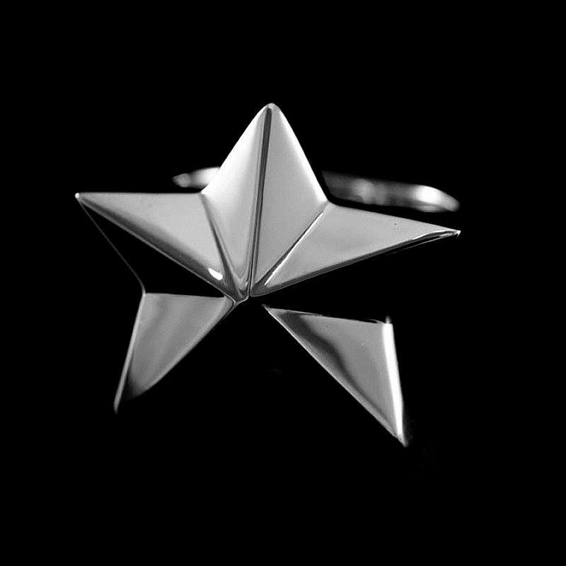 Nautical Star Rockabilly Schmuck Stern Ring aus 935er Silber