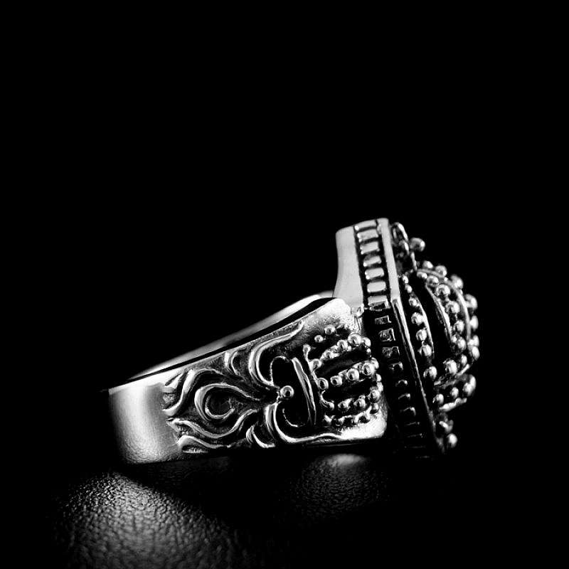 Kronenring aus Ag 925er Sterlingsilber