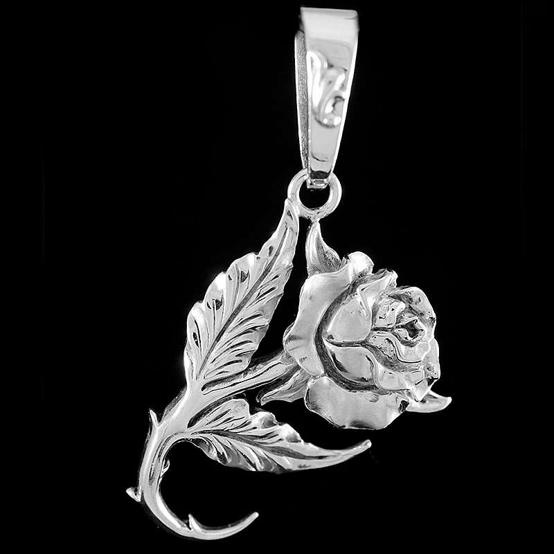 Anhnger Rose Silber Anfertigung massiv 30 Gramm!!!